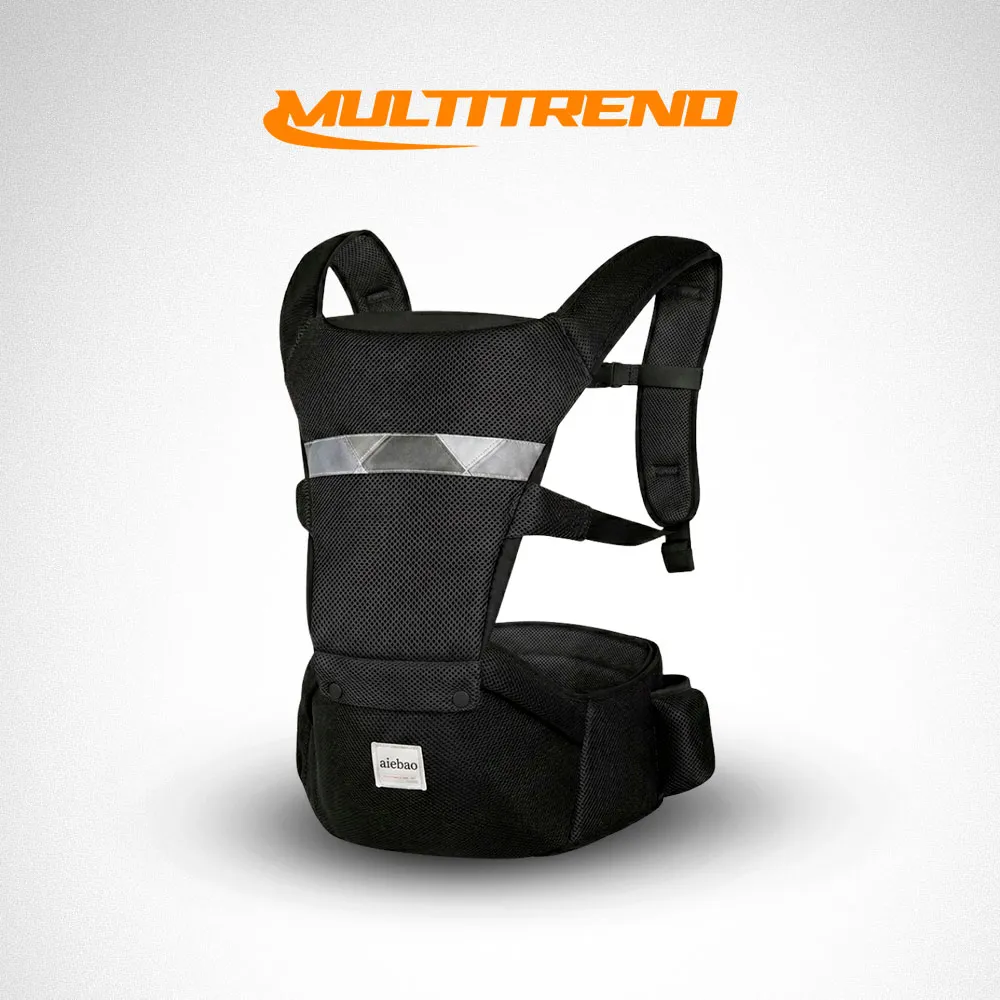 Canguro Porta Bebés Con Asiento Resistente Cómodo