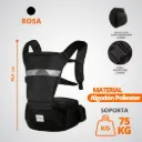 Canguro Porta Bebés Con Asiento Resistente Cómodo