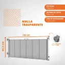 Puerta Retráctil Reja Seguridad Ajustable Para Niños y Animales