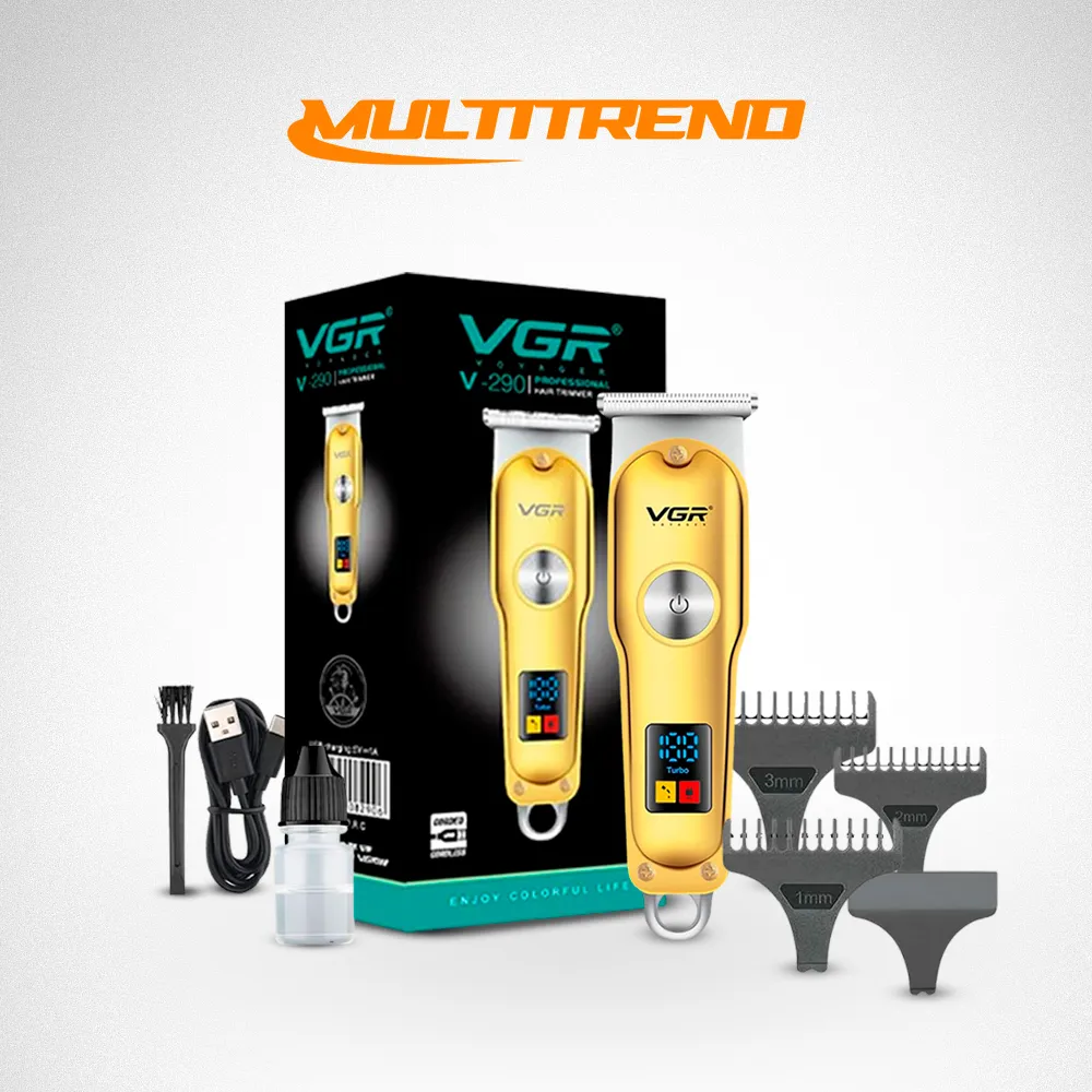 [19-GH2-112] Maquina VGR Trimmer V-290 Recargable Dorada