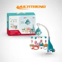 Movil Musical Para Cuna Bebe Con Sonajeros Y Luz