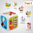 Cubo Didactico Bebe 7 En 1 Montessori Sensorial