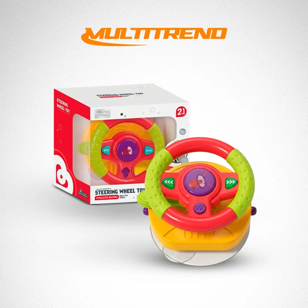 [45-GH2-688-68] Volante Musical Para Bebe 2 En 1 Con Luces Y Sonidos