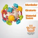 Sonajero Mordedor Didáctico Sensorial Para Bebe