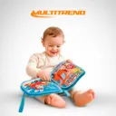 Libro De Tela Didactico Para Bebe Sensorial 6 Paginas