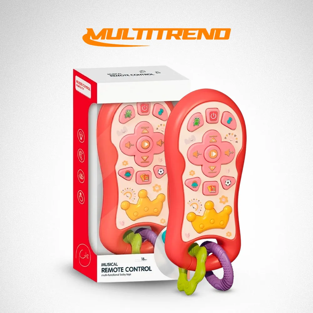 Control Remoto Musical Para Bebe Con Luces Y Mordedor
