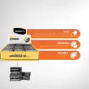 Borrador Escolar Caja De 30 Und Goma Negra