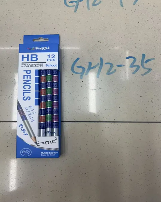 [8-GH2-35] Lapices De Grafito HB Escolares Caja X12 Unidades
