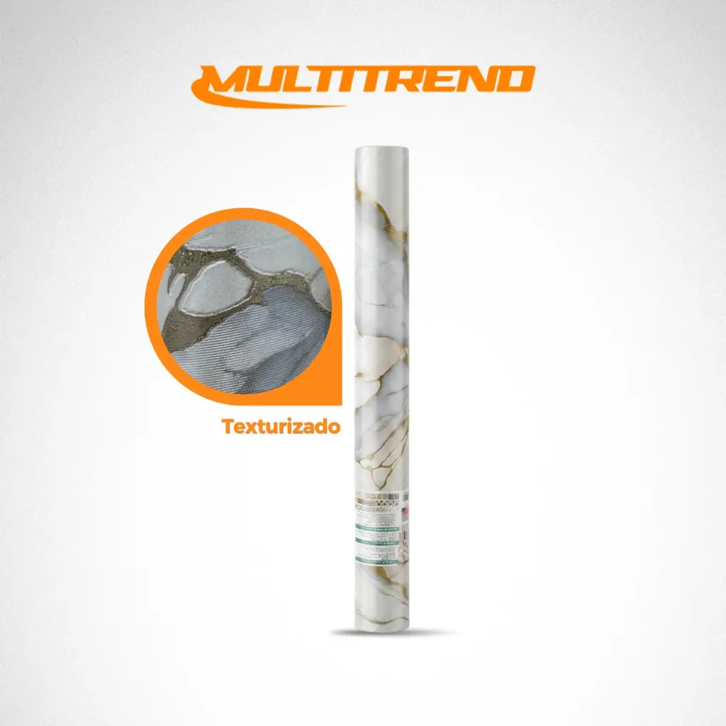Papel Tapiz De Vinil Autoadhesivo Mármol Rollo De 3x1.05m Perfil 3D