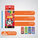 Colores Yalong Diseño Infantil Caja 12 Colores Intensos