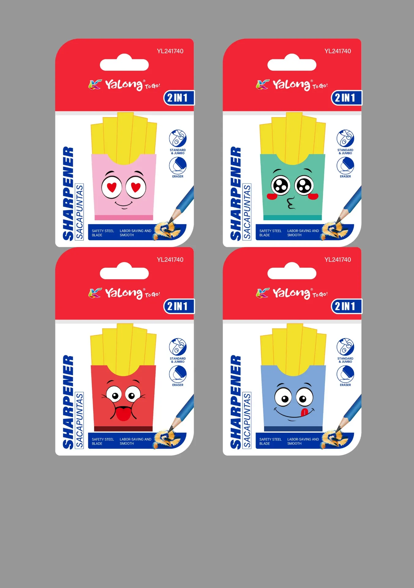 Saca Punta Borrador YaLong Diseño Infantil