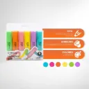 Marcadores Resaltadores Yalong Pastel Caja 6 Marcadores
