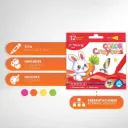 Crayones De Colores Yalong Diseño Infantil Tamaño Pequeño Caja 12 Unidades