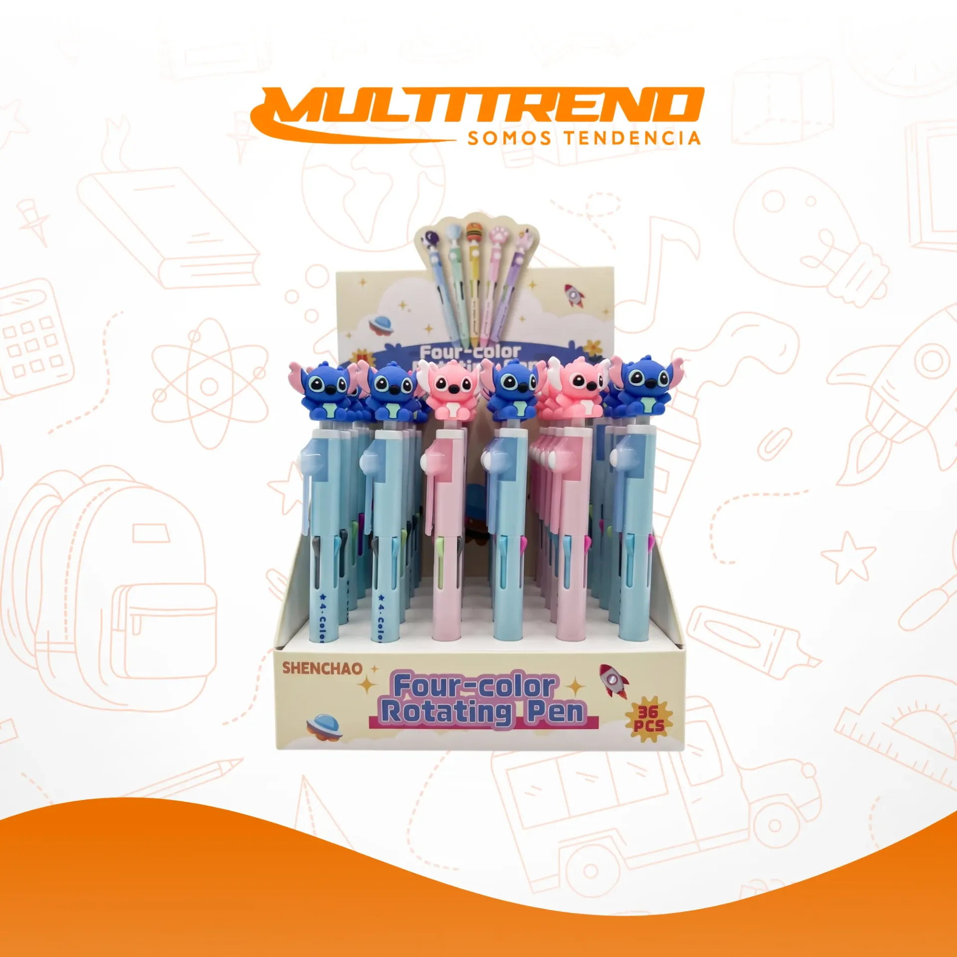 Caja De Lápiz Infinito Infantil Display 36UND
