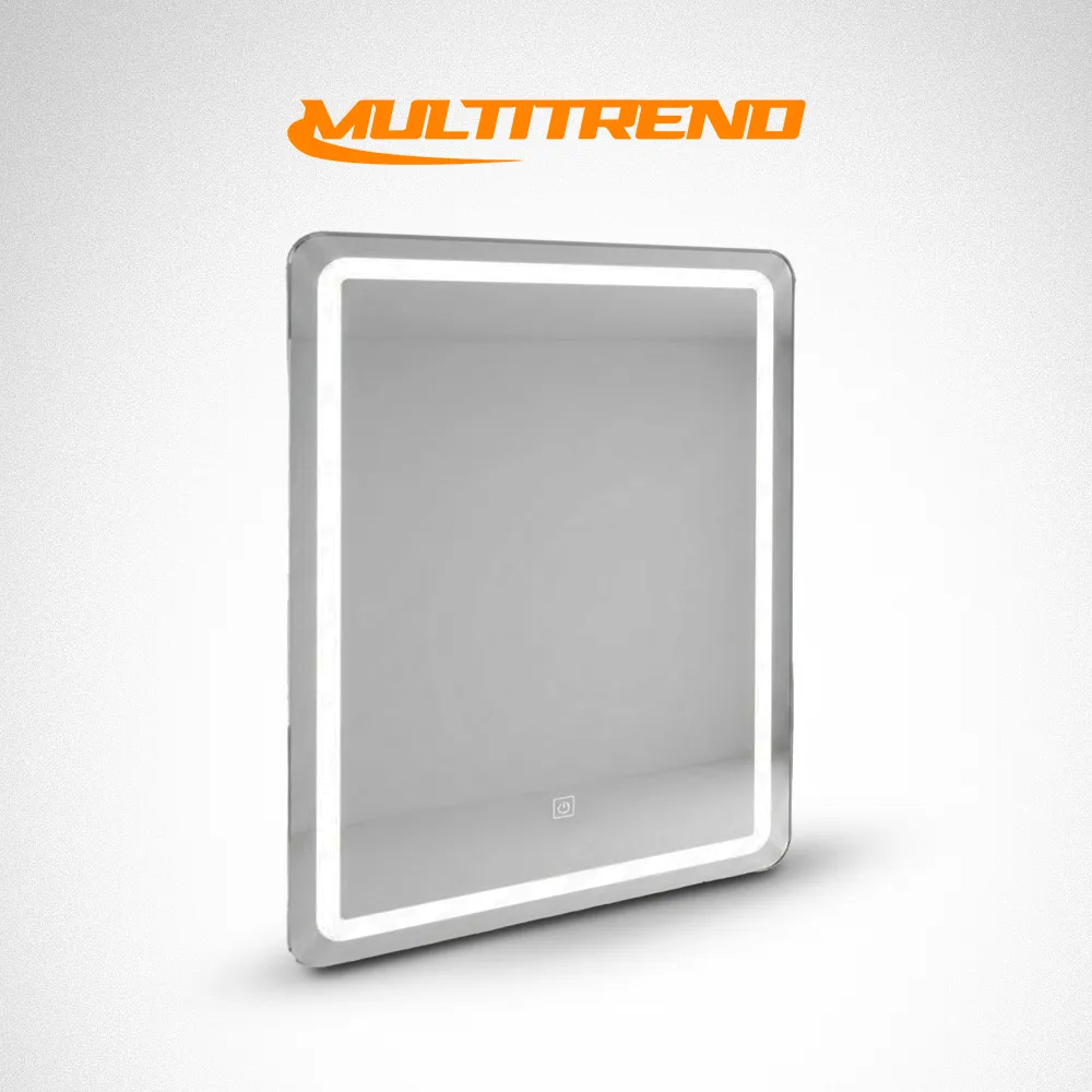 [32-GH2-146] Espejo Cuadrado Con Luz Led 3 Tonos 60x80 Cm