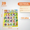 Juguete Bolígrafos De Vegetales 20 Und 2810734