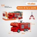 Juguete Camion Dinosaurio Bombero Con Bateria 2948774
