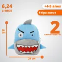 Bolso Peluche Tiburón Para Niños 3035155
