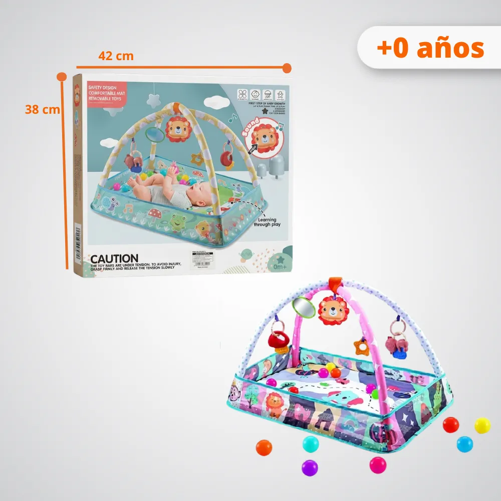 [JGT-GH2-308874] Gimnasio Para Bebe Con Pelotas De Colores 3088740