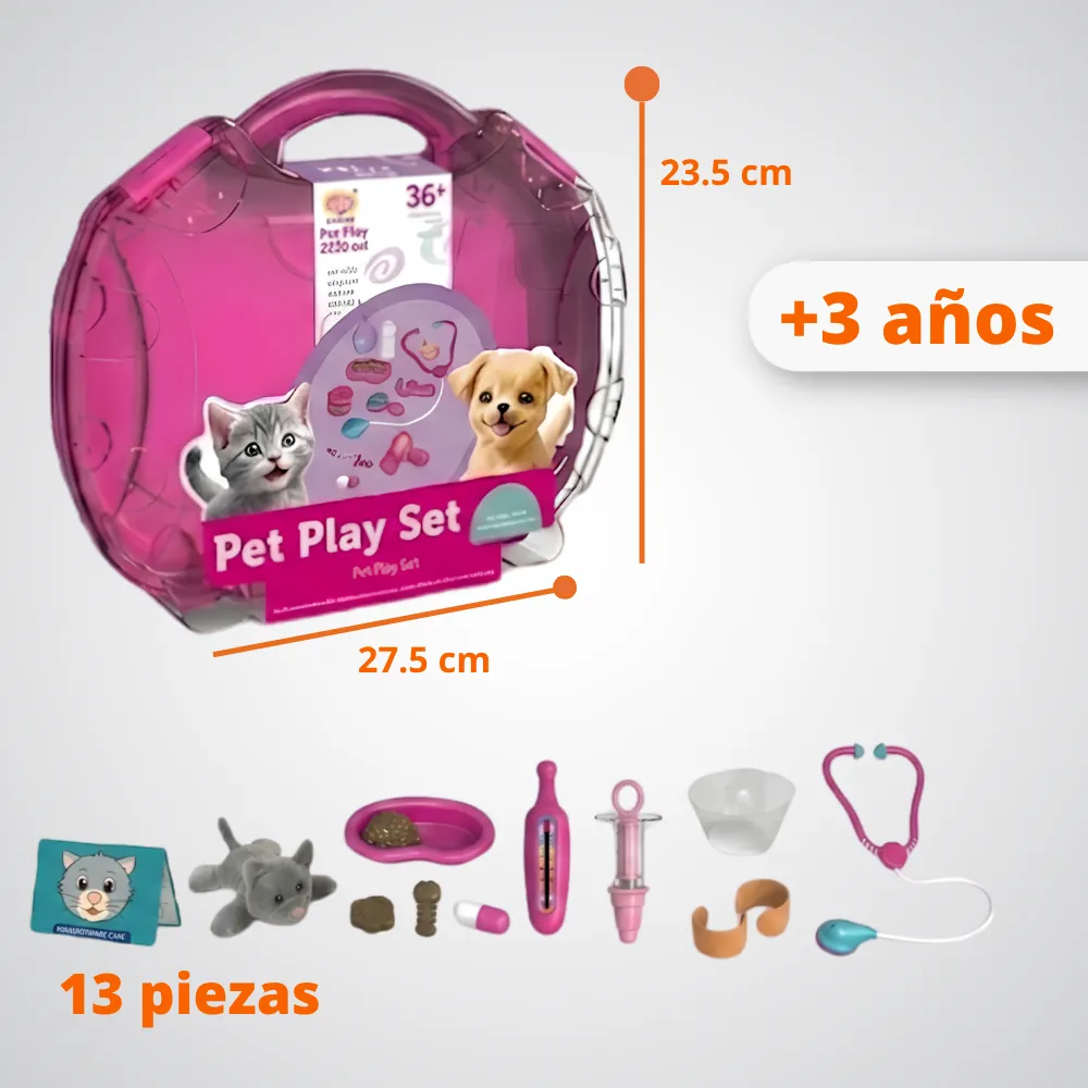 [JGT-GH2-3141505] Juguete Set Veterinario Para Niñas 3141505
