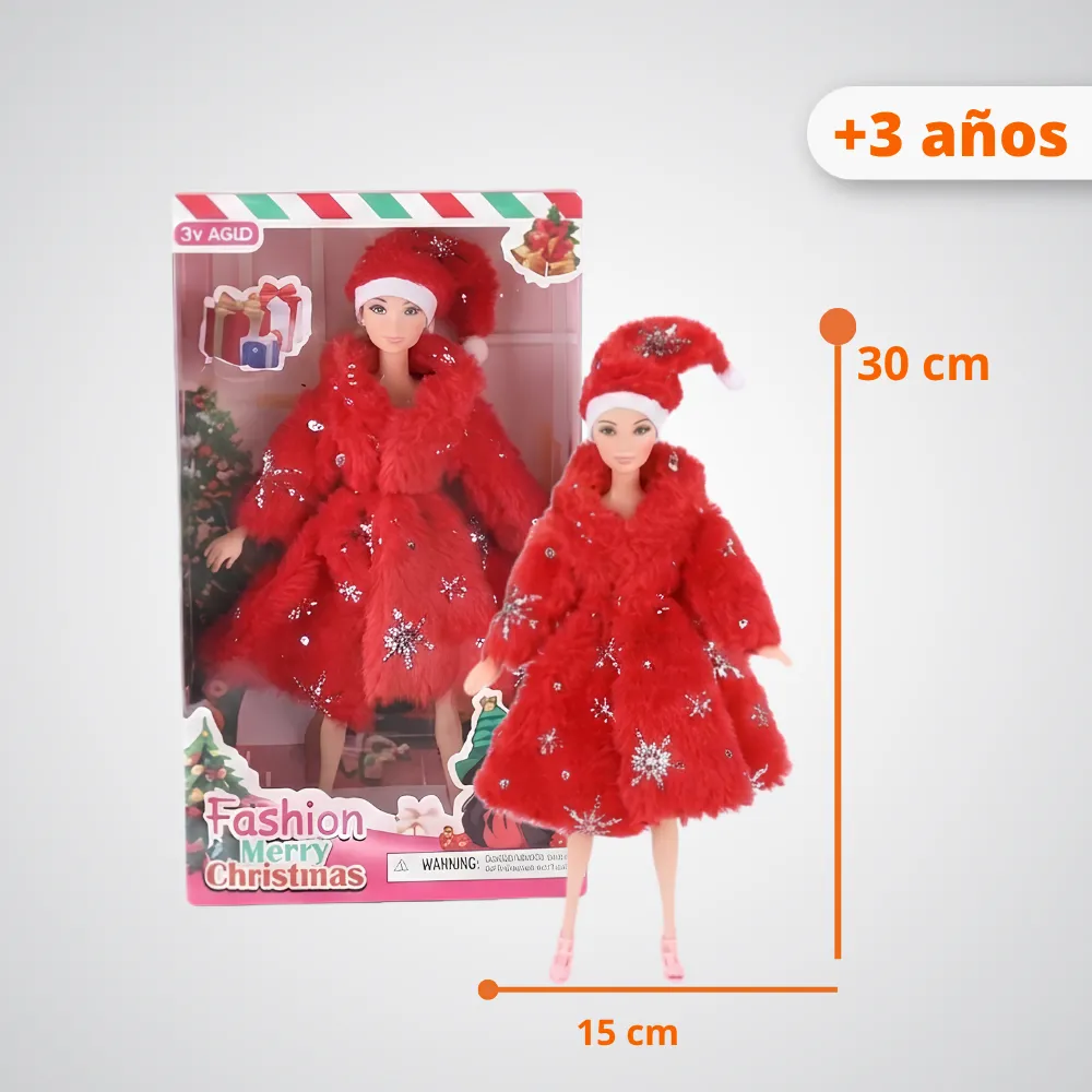 [JGT-GH2-3148463] Juguete Muñeca Navidad 3148463