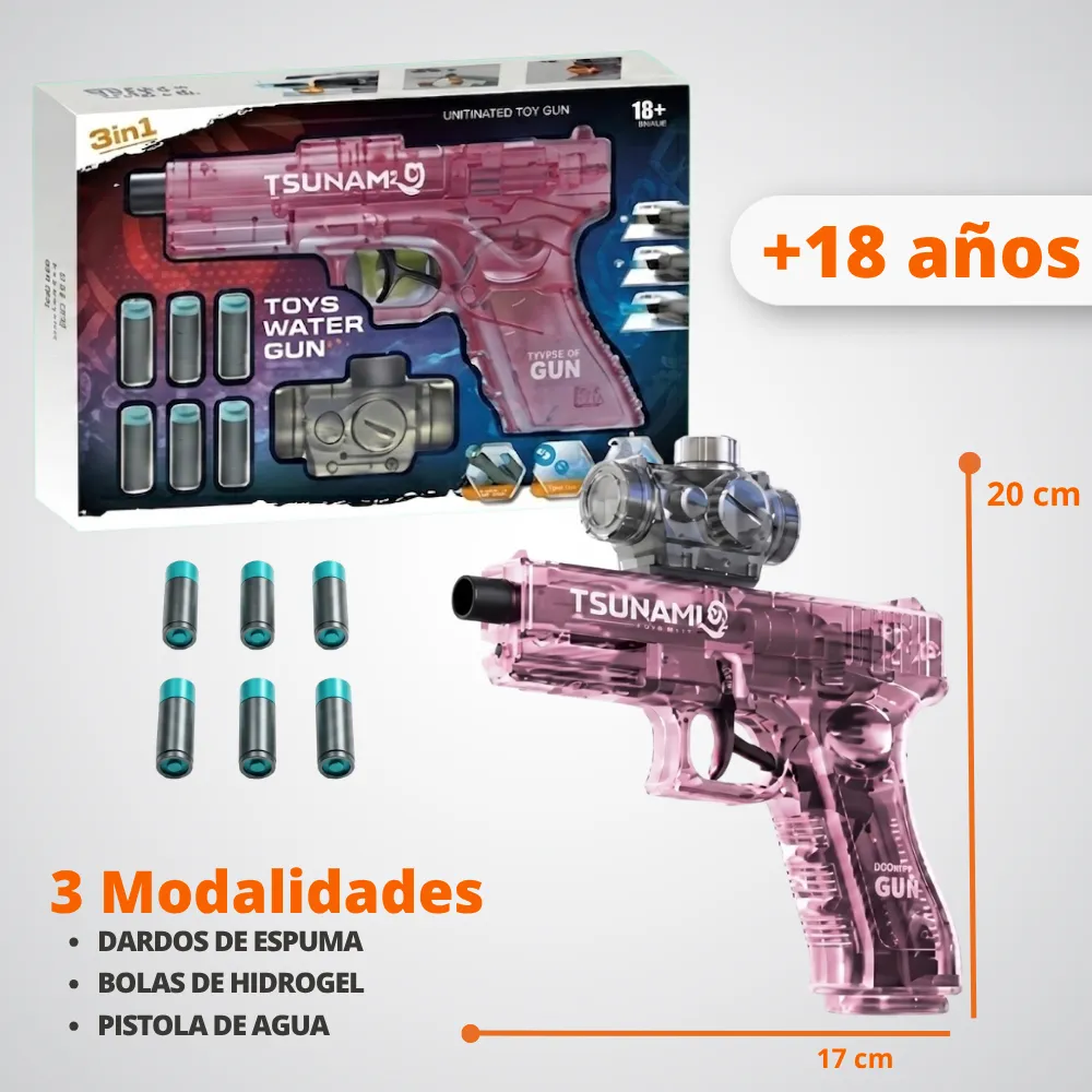 [JGT-GH2-3162418] Juguete Pistola Lanza Fomi 3162418