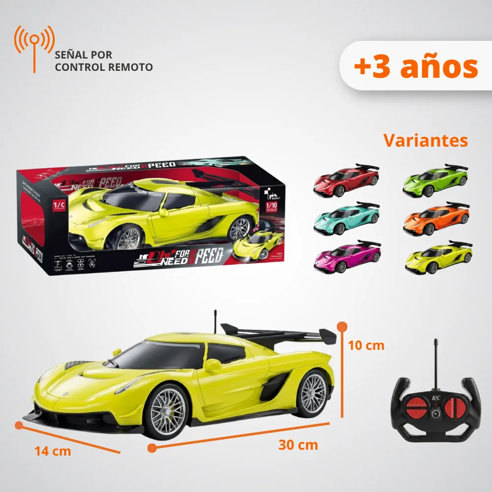 [JGT-GH2-3163727] Juguete Carro RC MultiColor 3163727