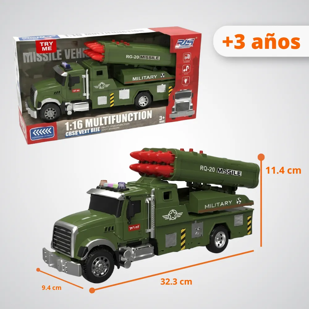 [JGT-GH2-3163832] Juguete Camion Lanza Misiles De Mano 3163832