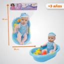 Juguete Muñeca Bebe Con Accesorios 3164288