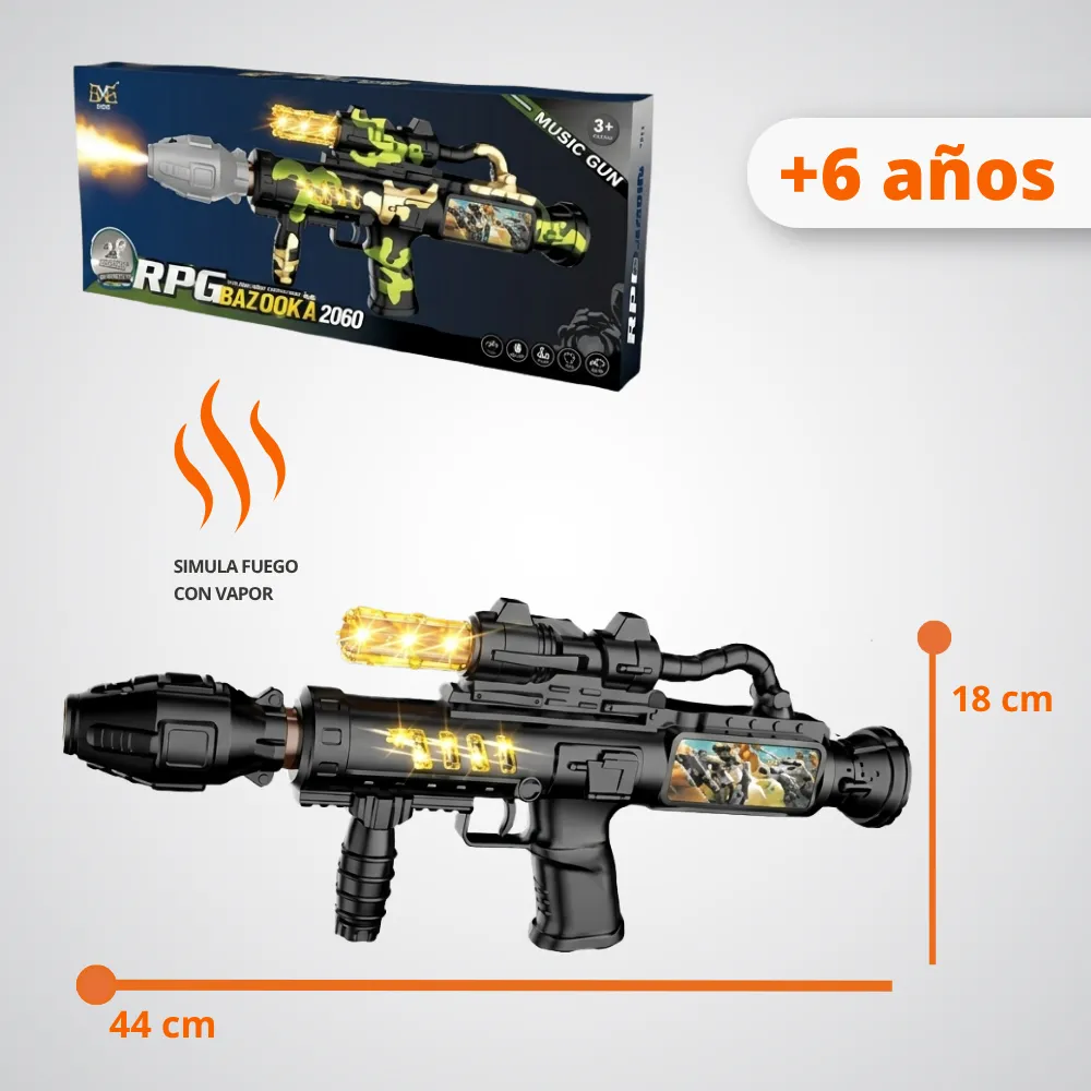[JGT-GH2-3166680] Juguete Bazuca Con Luces Y Sonidos 3166680