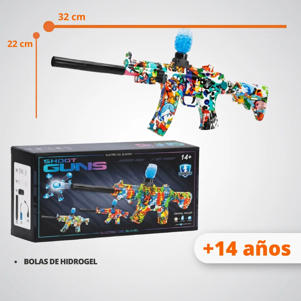 [JGT-GH2-3166754] Juguete Pistola Hidrogel Recargable 3166754