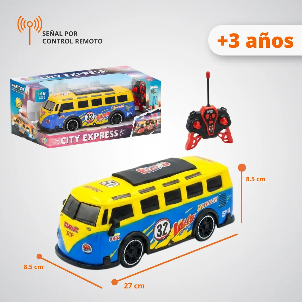 [JGT-GH2-3183535] Juguete Van VW RC Recargable 3183535
