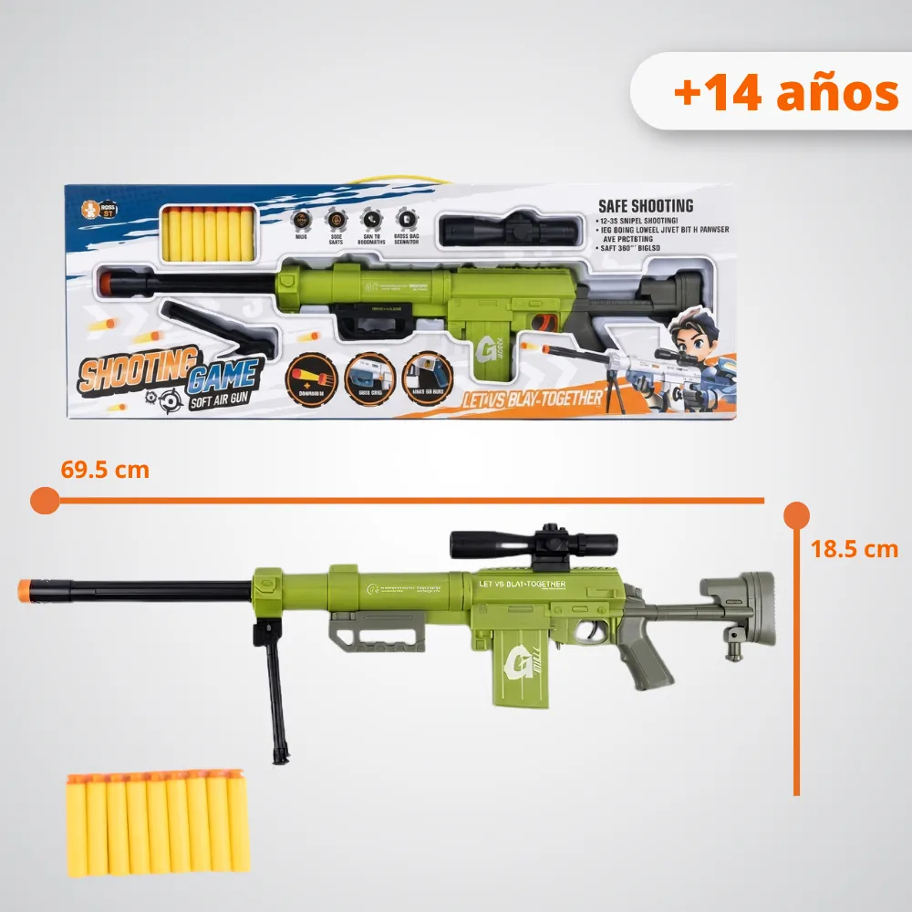 [JGT-GH2-3184981] Juguete Escopeta Lanza Fomi 3184981