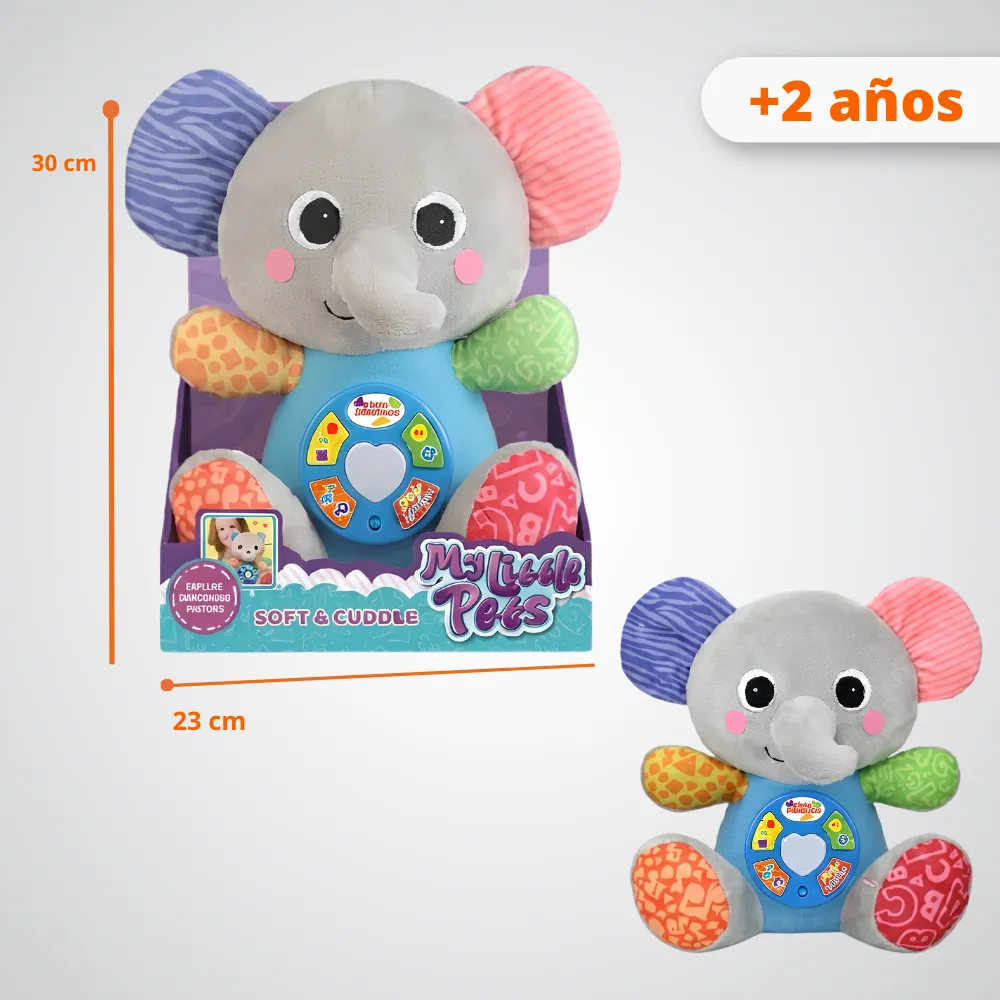 [JGT-GH2-3194872] Juguete Peluche Elefante Musical Para Bebe 3194872
