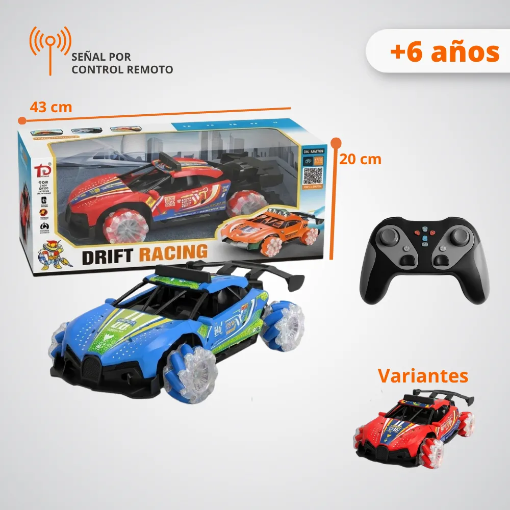 [JGT-GH2-3200274] Juguete Carro RC Luces Y Humo Recargable 3200274