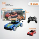 Juguete Carro RC Luces Y Humo Recargable 3200274