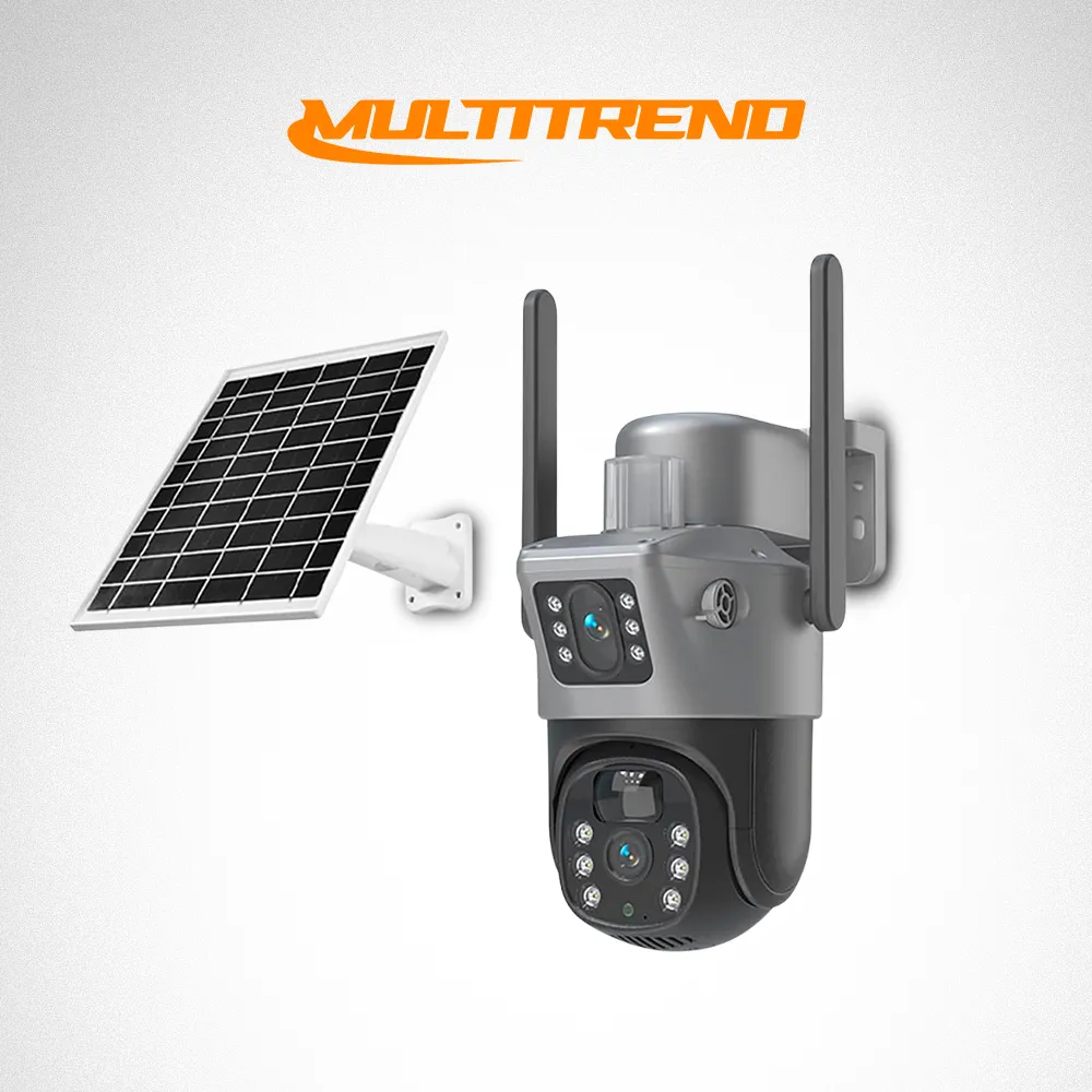 [16-GH2-104] Camara De Seguridad Con Panel Solar / Wifi Exterior