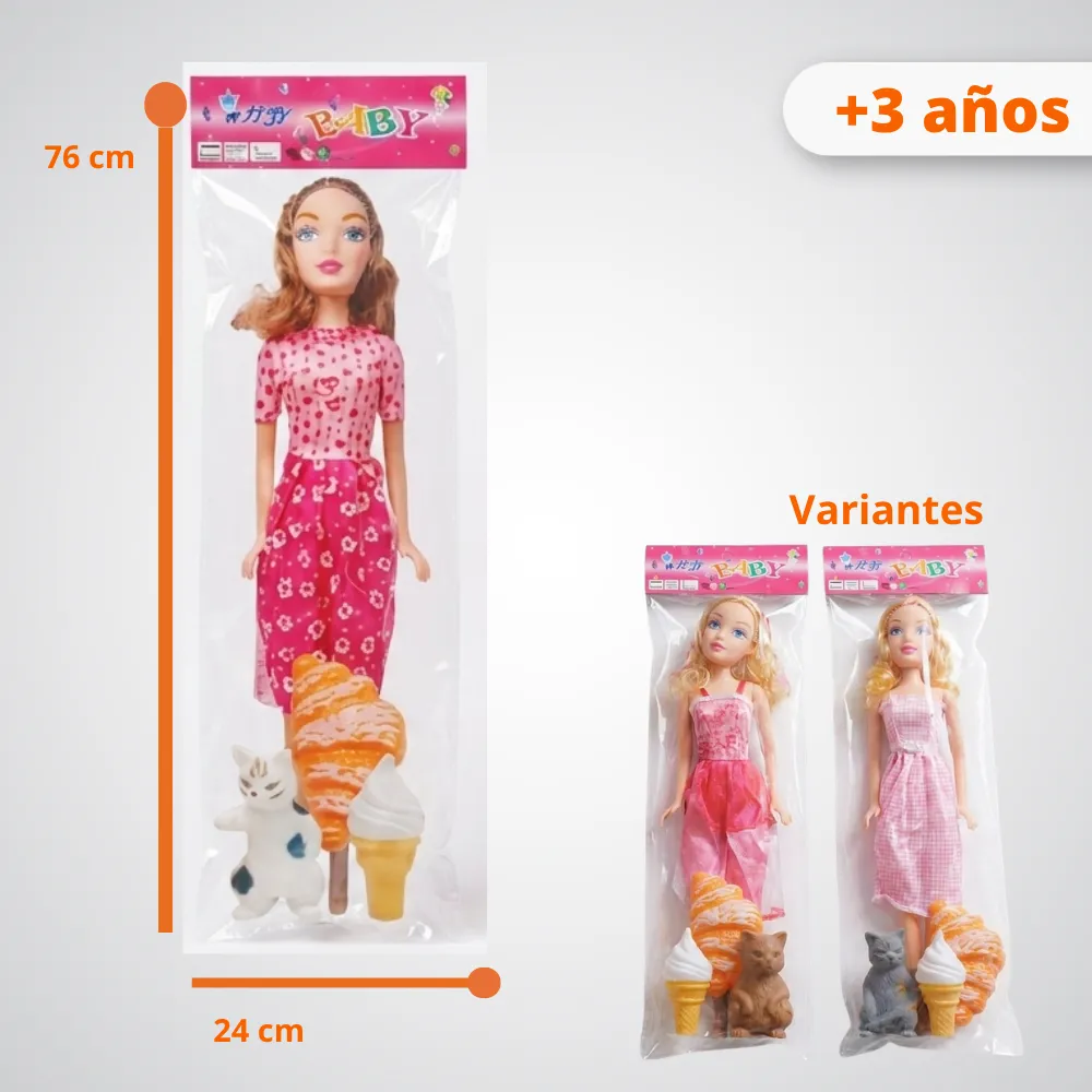 [JGT-GH2-3206523] Juguete Muñeca Musical 32" Con Bateria 3206523