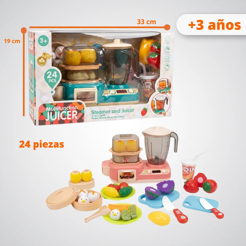 [JGT-GH2-3208160] Juguete Set De Cocina Con Luces Y Música 3208160