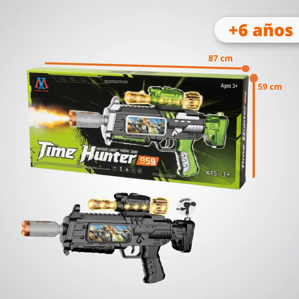 [JGT-GH2-3208394] Juguete Pistola Sonido Y Música Operacional 3208394
