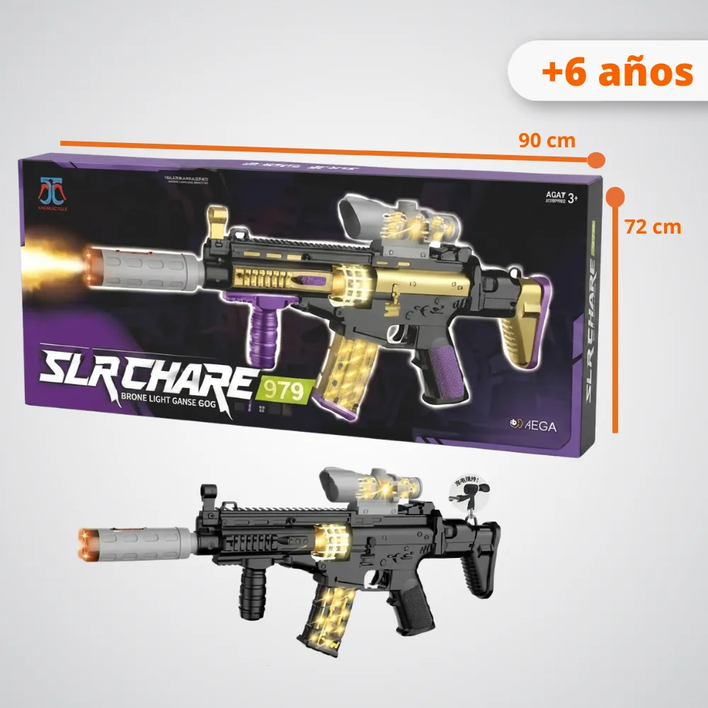 [JGT-GH2-3208396] Juguete Escopeta Operacional Sonido Y Musica 3208396