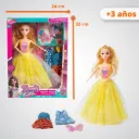 Juguete Muñeca Plástica Barby 11" Con Accesorios 3209500