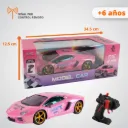 Juguete Carro RC Rosado Recargable 3209908