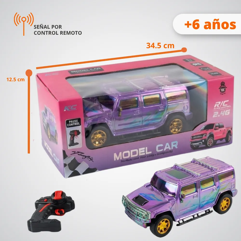 [JGT-GH2-3209912] Juguete Carro Hummer RC Recargable 3209912
