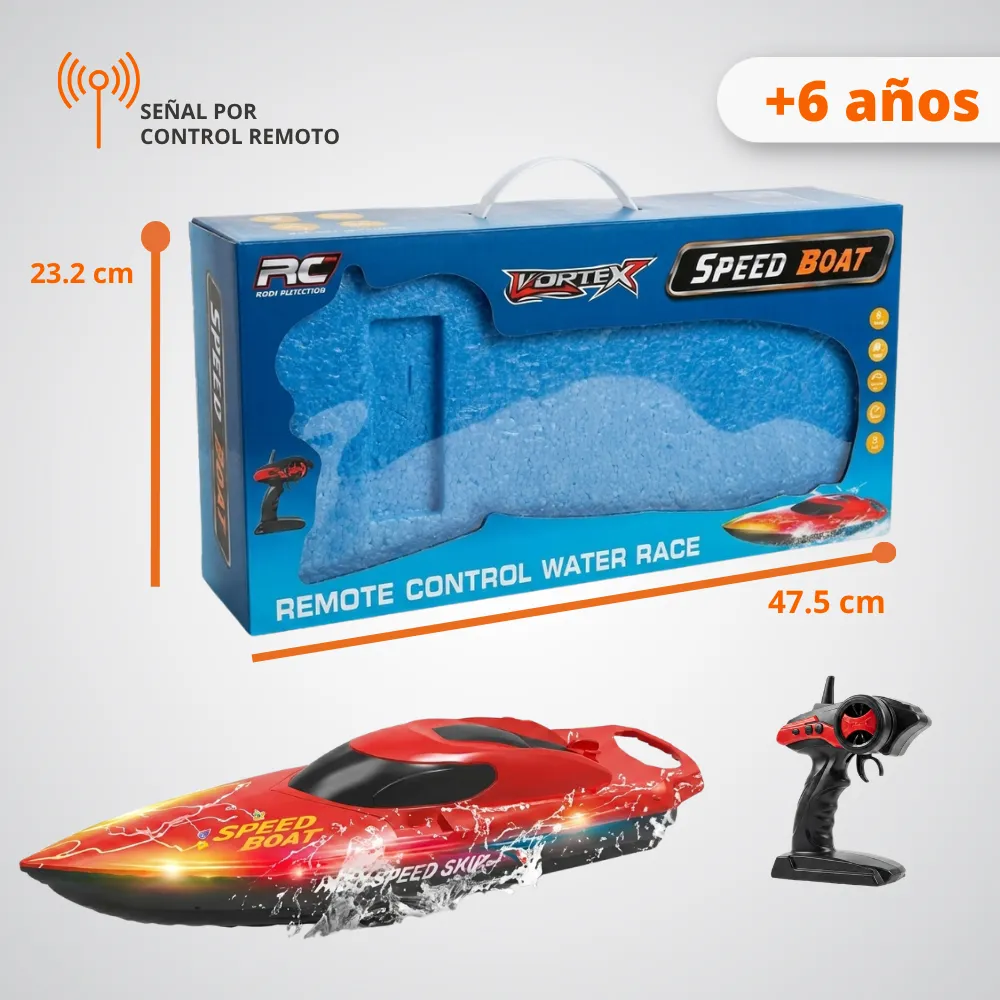 [JGT-GH2-3209929] Juguete Lancha RC Recargable 3209929