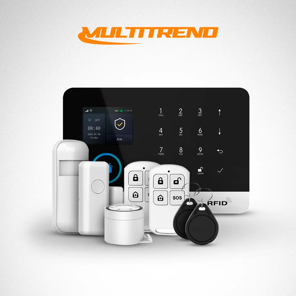 [16-GH2-106] Kit Central Alarma De Seguridad Wifi 4g Gsm Inalámbrica Casa