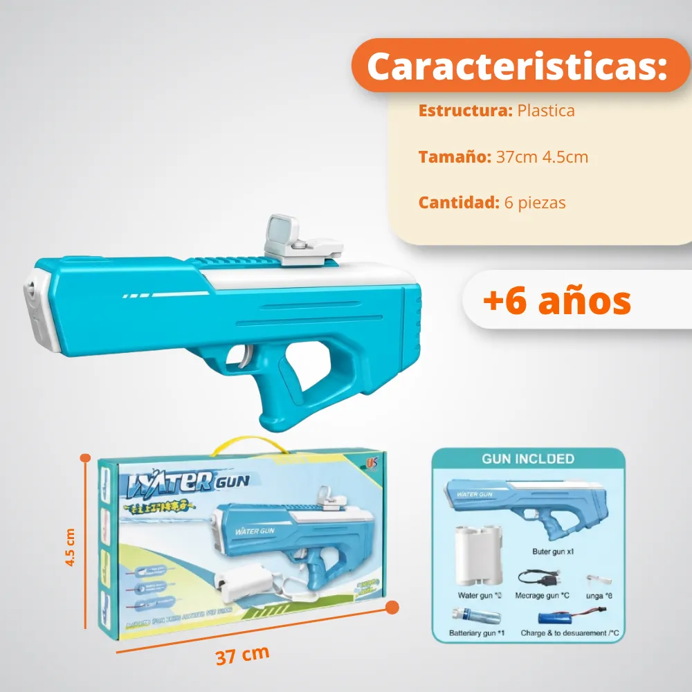 [JGT-GH2-3221414] Juguete Pistola De Agua Recargable 3221414