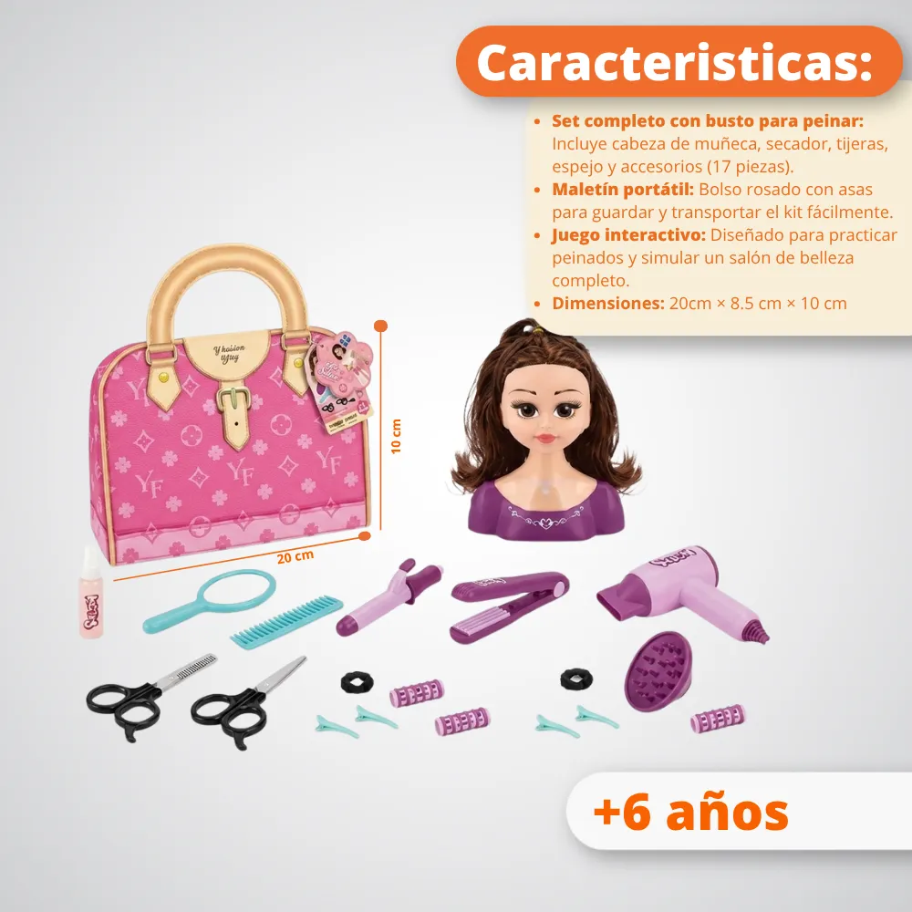 [JGT-GH2-3222275] Juguete Set De Belleza Con Accesorios 3222275