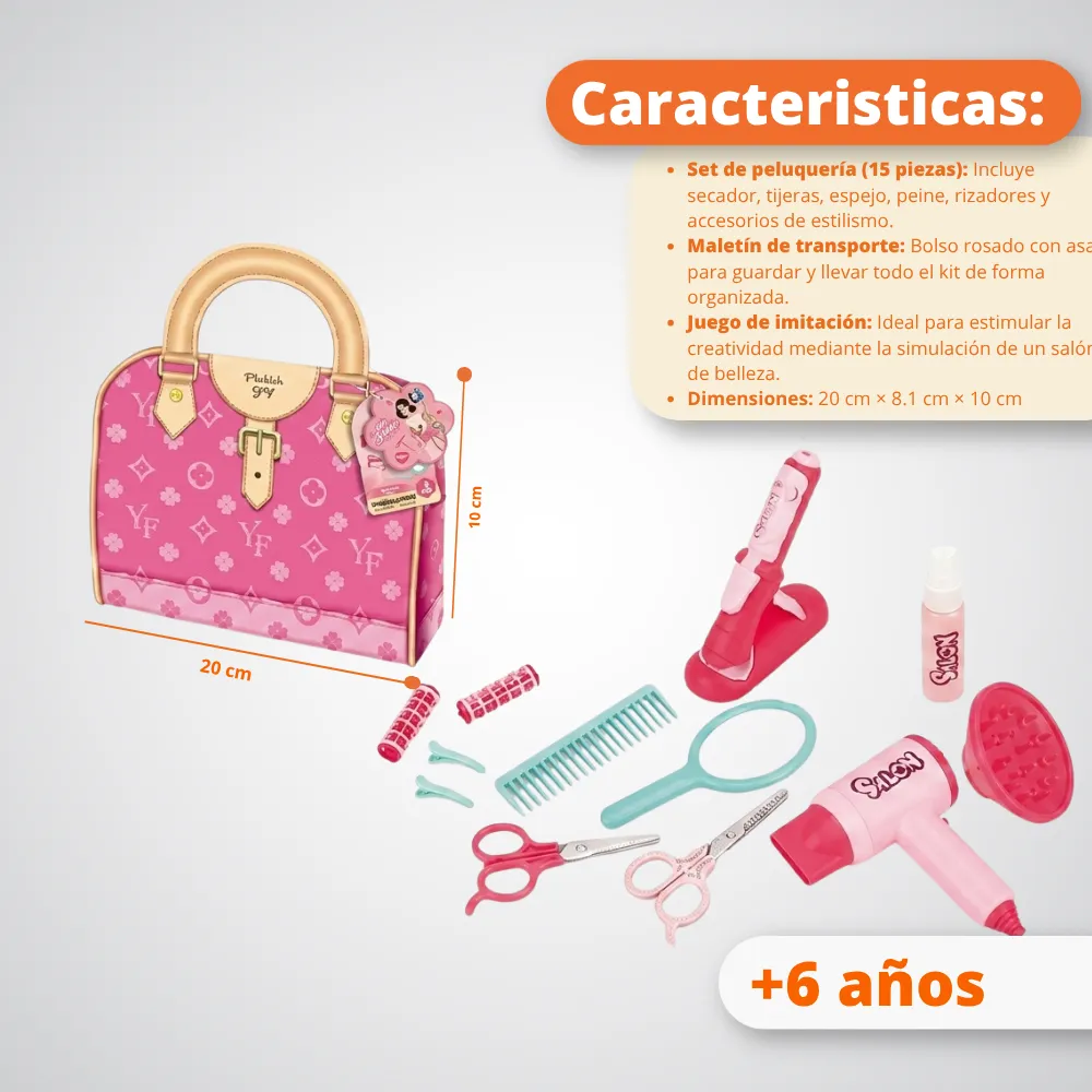 [JGT-GH2-3222278] Juguete Set De Belleza Con Accesorios 3222278