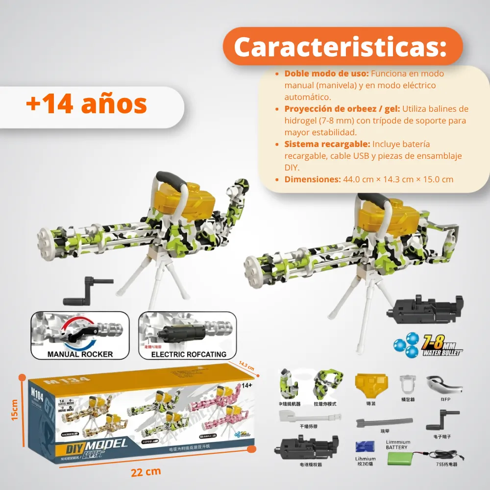 [JGT-GH2-3222476] Juguete Pistola De Agua Grande 3222476